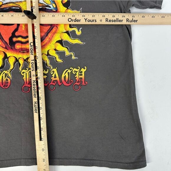 SUBLIME Sun Long Beach Gray Short Sleeve Band Tee Sz L - Picture 2 of 4